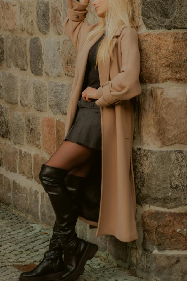 Brown sleek jacket for ladies